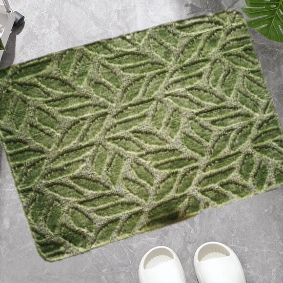 Windsor Green 18X30'' Accent Rug Non-Slip - Picture 5 of 6